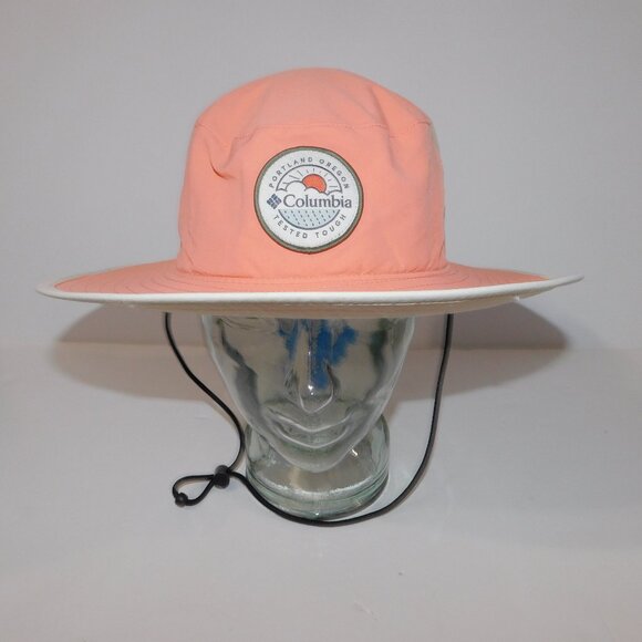 Columbia Unisex S /M Peach Broad Spectrum Booney hat 50 UPF New with Tags - Picture 1 of 12